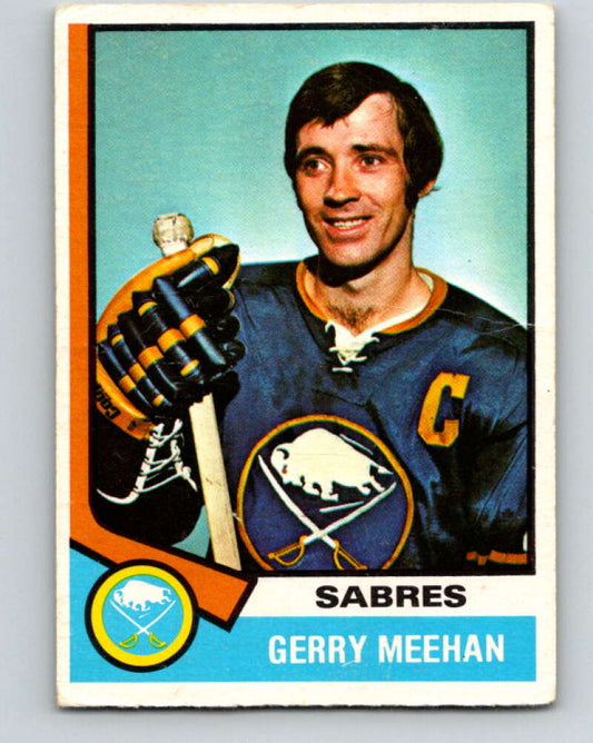 1974-75 O-Pee-Chee #99 Gerry Meehan  Buffalo Sabres  V4426