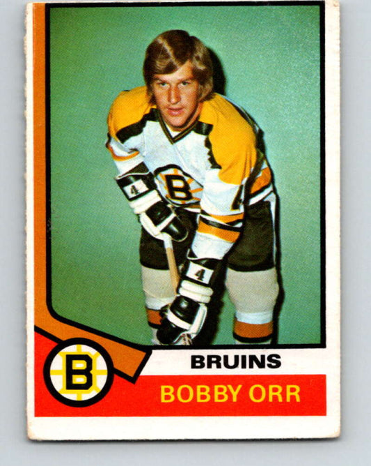 1974-75 O-Pee-Chee #100 Bobby Orr  Boston Bruins  V4430