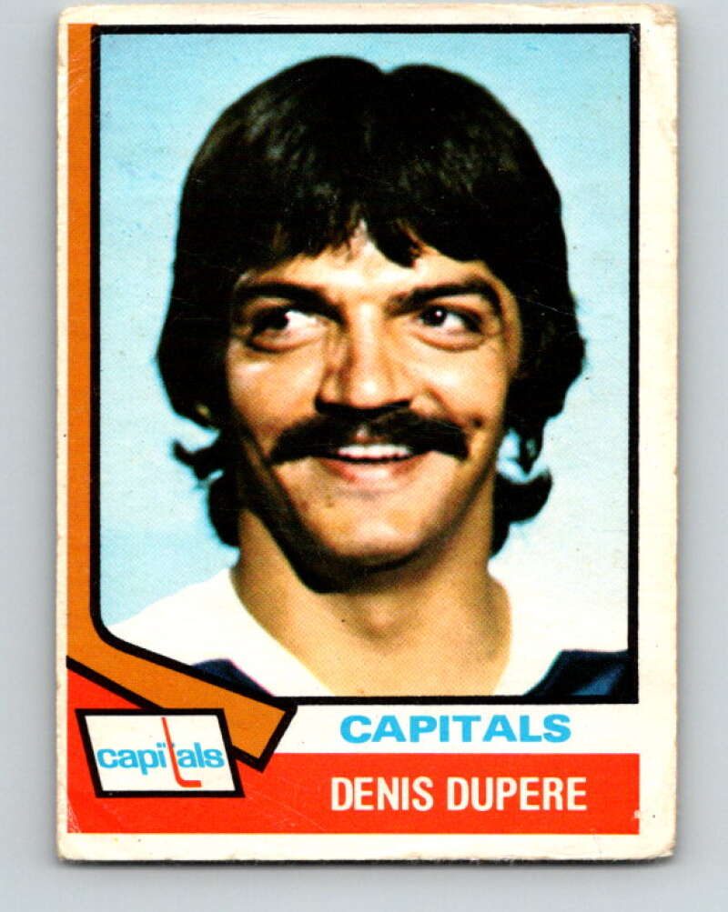 1974-75 O-Pee-Chee #105 Denis Dupere Washington Capitals V4446