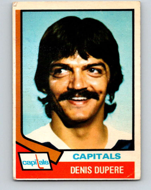 1974-75 O-Pee-Chee #105 Denis Dupere  Washington Capitals  V4448