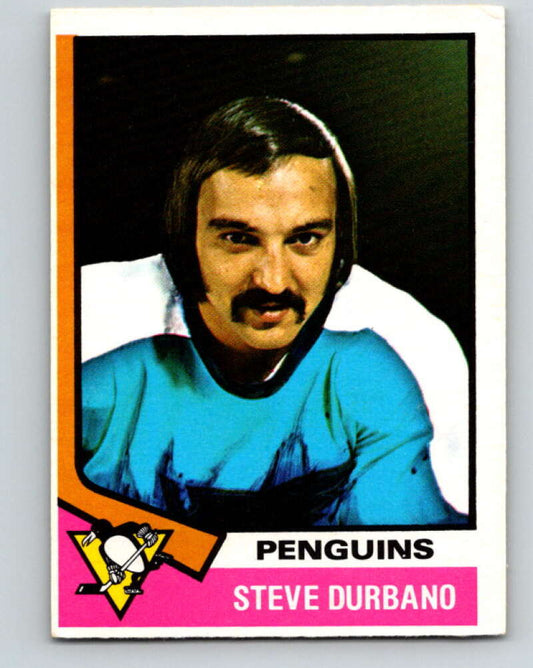 1974-75 O-Pee-Chee #106 Steve Durbano  Pittsburgh Penguins  V4449