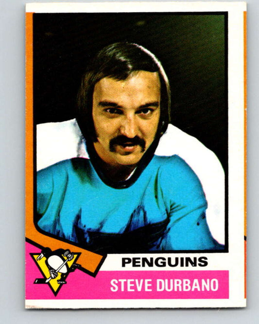 1974-75 O-Pee-Chee #106 Steve Durbano  Pittsburgh Penguins  V4454