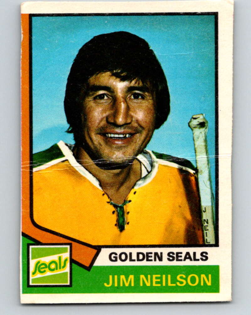 1974-75 O-Pee-Chee #109 Jim Neilson California Golden Seals V4462