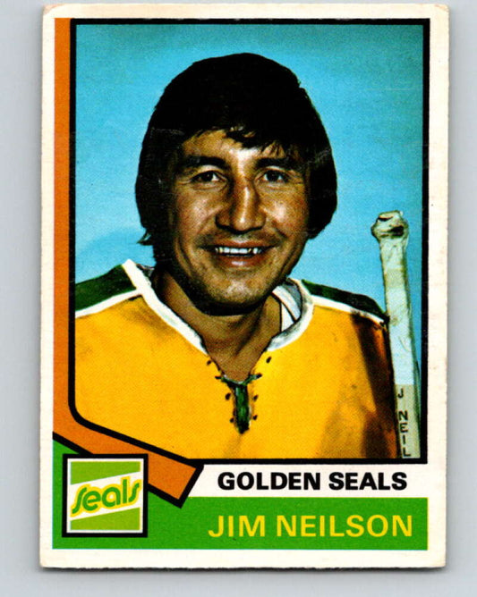 1974-75 O-Pee-Chee #109 Jim Neilson  California Golden Seals  V4463