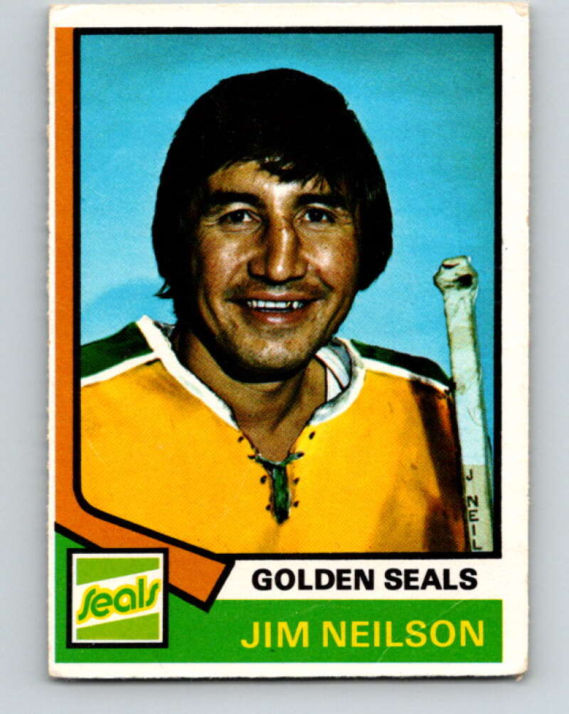 1974-75 O-Pee-Chee #109 Jim Neilson California Golden Seals V4464