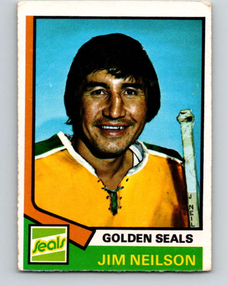 1974-75 O-Pee-Chee #109 Jim Neilson California Golden Seals V4465