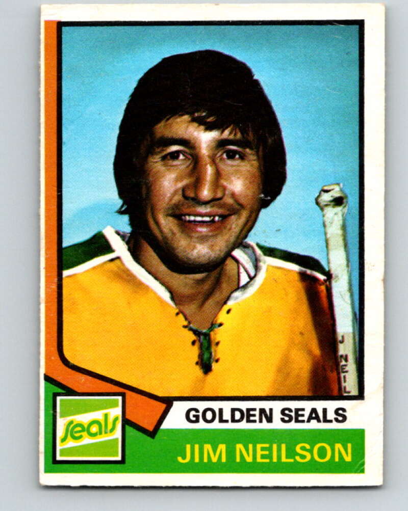 1974-75 O-Pee-Chee #109 Jim Neilson California Golden Seals V4466