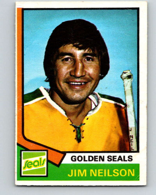 1974-75 O-Pee-Chee #109 Jim Neilson  California Golden Seals  V4466