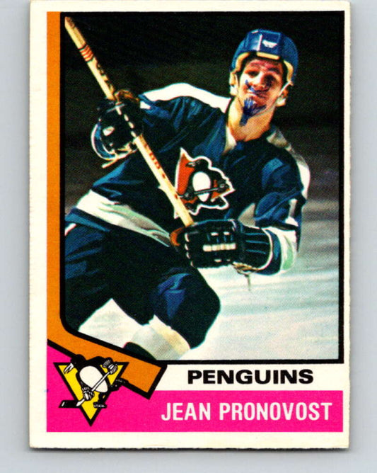 1974-75 O-Pee-Chee #110 Jean Pronovost  Pittsburgh Penguins  V4468