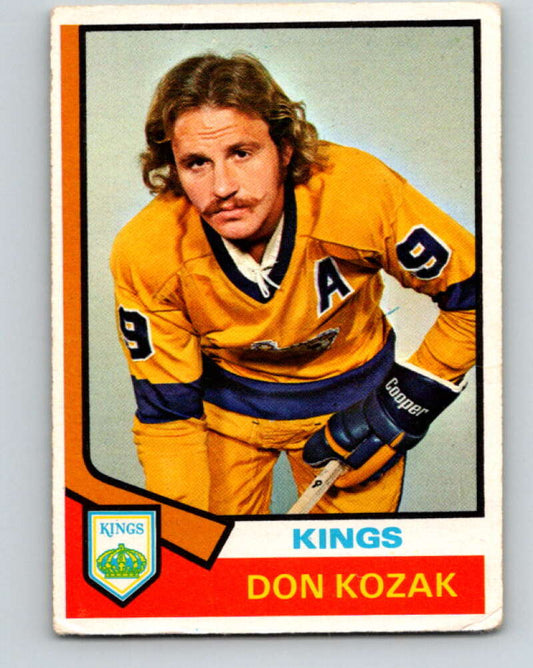 1974-75 O-Pee-Chee #111 Don Kozak  RC Rookie Los Angeles Kings  V4473