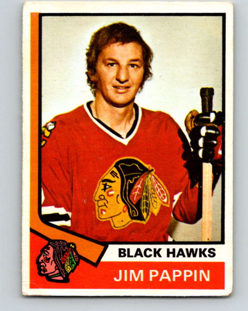 1974-75 O-Pee-Chee #113 Jim Pappin V4478
