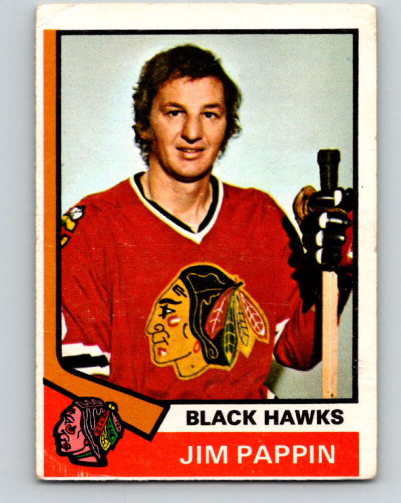 1974-75 O-Pee-Chee #113 Jim Pappin V4479