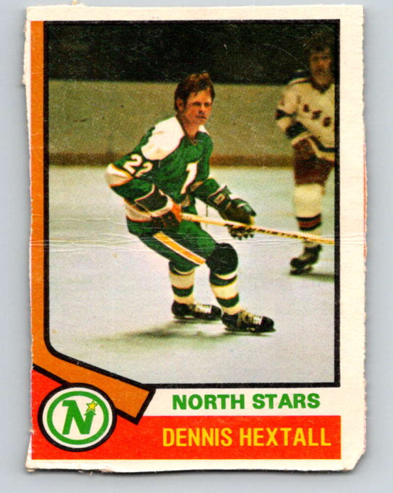 1974-75 O-Pee-Chee #115 Dennis Hextall Minnesota North Stars V4486