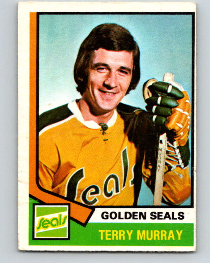 1974-75 O-Pee-Chee #126 Terry Murray California Golden Seals V4513