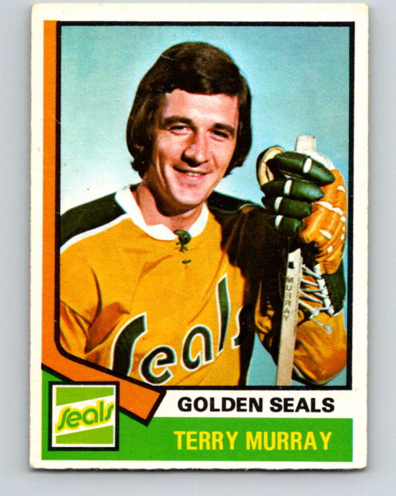 1974-75 O-Pee-Chee #126 Terry Murray California Golden Seals V4514