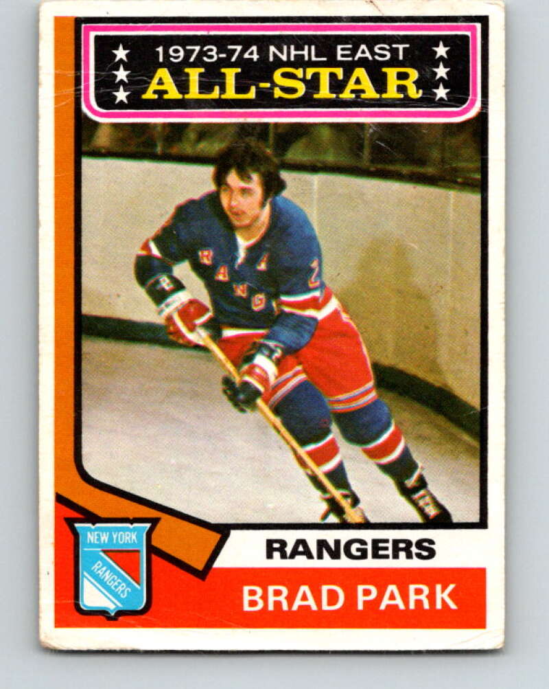 1974-75 O-Pee-Chee #131 Brad Park AS New York Rangers V4526