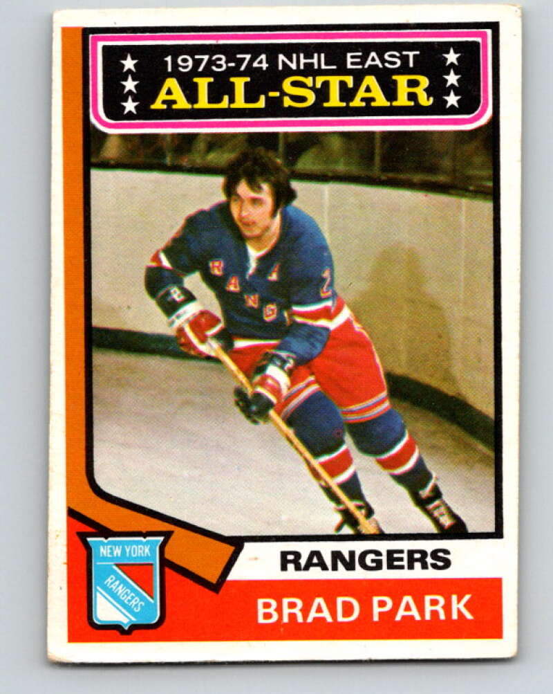 1974-75 O-Pee-Chee #131 Brad Park AS New York Rangers V4527