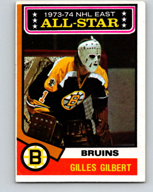 1974-75 O-Pee-Chee #132 Gilles Gilbert AS  Boston Bruins  V4528