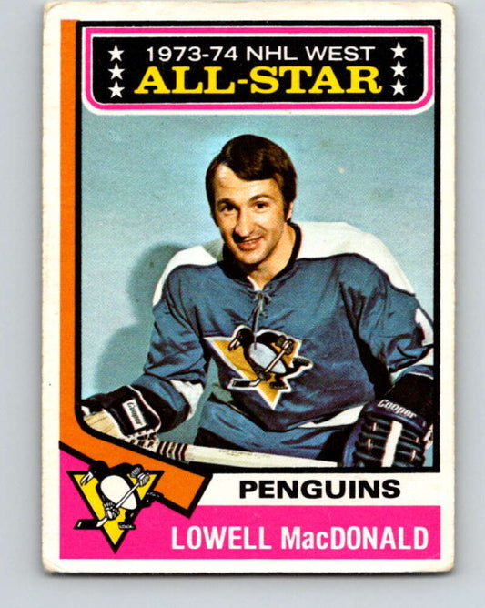 1974-75 O-Pee-Chee #133 Lowell MacDonald AS  Pittsburgh Penguins  V4529
