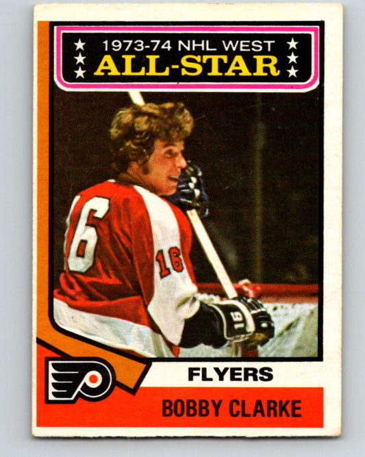 1974-75 O-Pee-Chee #135 Bobby Clarke AS  Philadelphia Flyers  V4532
