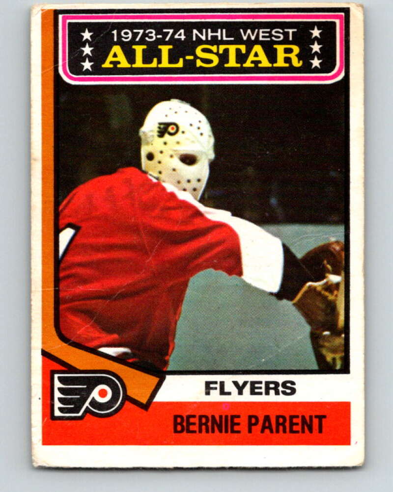 1974-75 O-Pee-Chee #138 Bernie Parent AS Philadelphia Flyers V4546