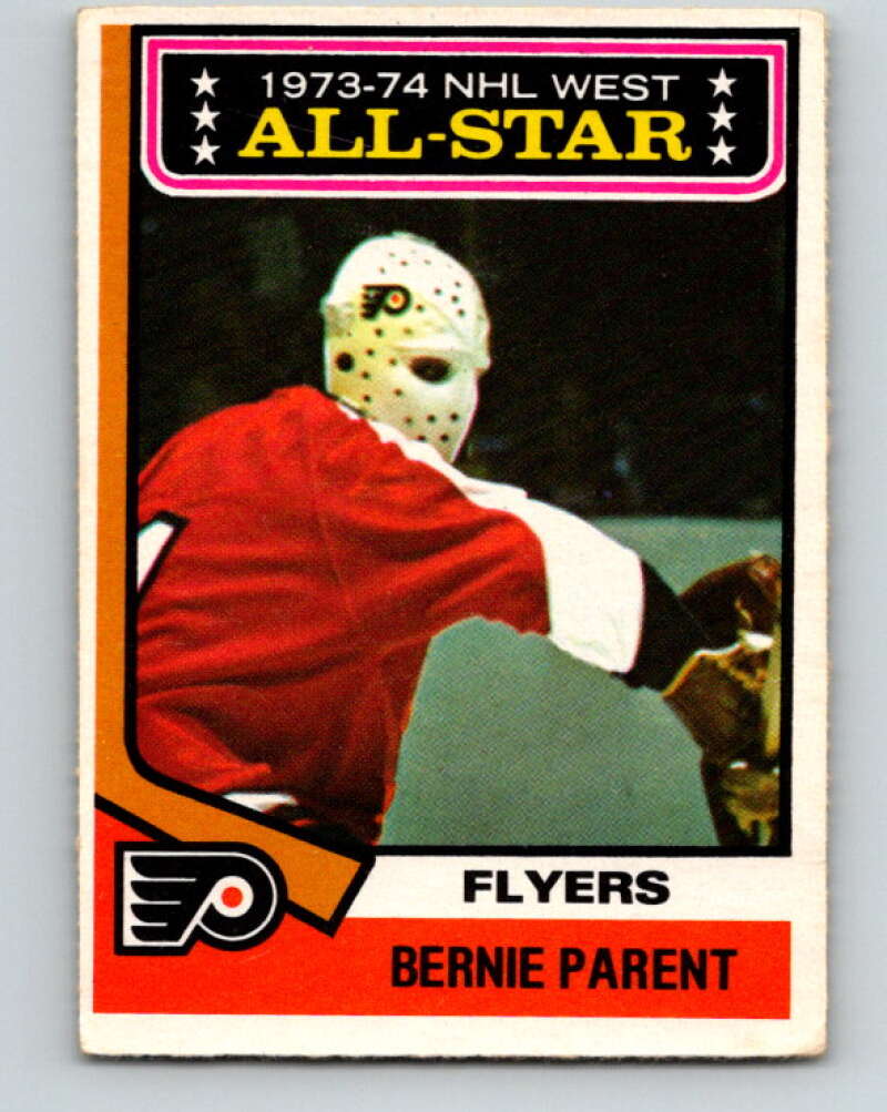 1974-75 O-Pee-Chee #138 Bernie Parent AS Philadelphia Flyers V4547