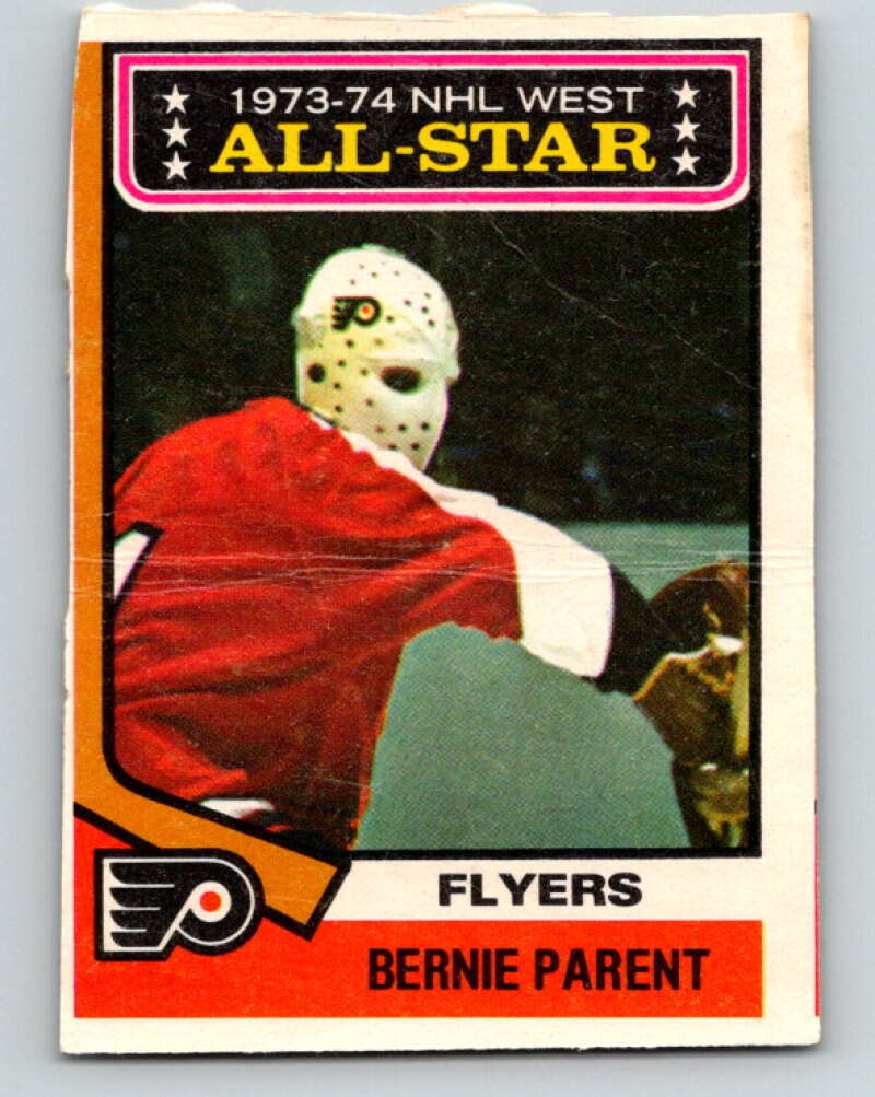 1974-75 O-Pee-Chee #138 Bernie Parent AS Philadelphia Flyers V4548