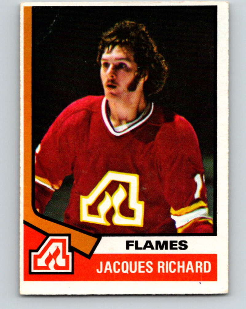 1974-75 O-Pee-Chee #139 Jacques Richard Atlanta Flames V4549