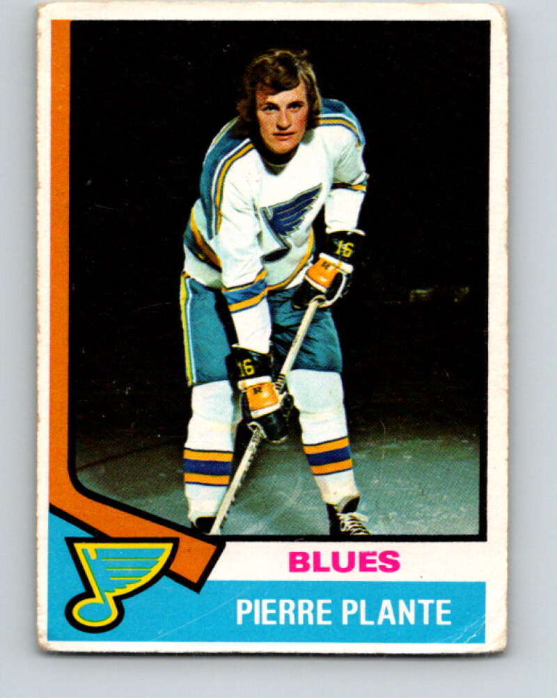 1974-75 O-Pee-Chee #149 Pierre Plante St. Louis Blues V4564