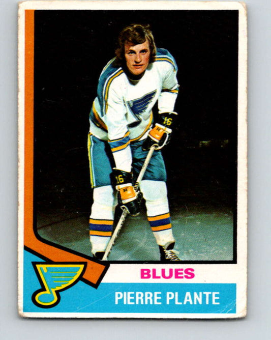 1974-75 O-Pee-Chee #149 Pierre Plante  St. Louis Blues  V4564