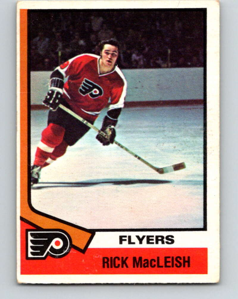 1974-75 O-Pee-Chee #163 Rick MacLeish Philadelphia Flyers V4601