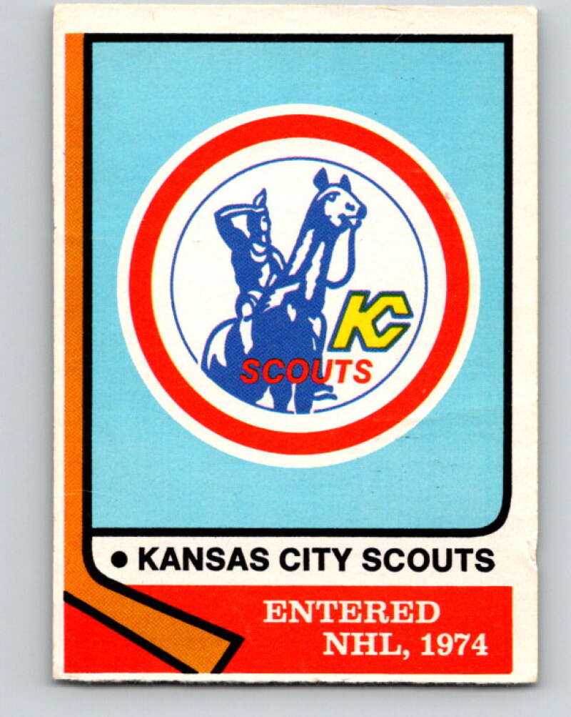 1974-75 O-Pee-Chee #169 Scouts Team Kansas City Scouts V4617