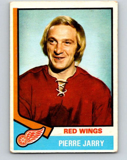 1974-75 O-Pee-Chee #171 Pierre Jarry  Detroit Red Wings  V4623