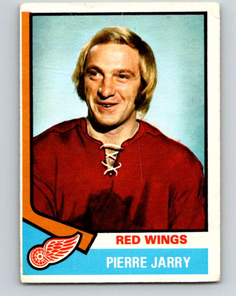 1974-75 O-Pee-Chee #171 Pierre Jarry Detroit Red Wings V4625
