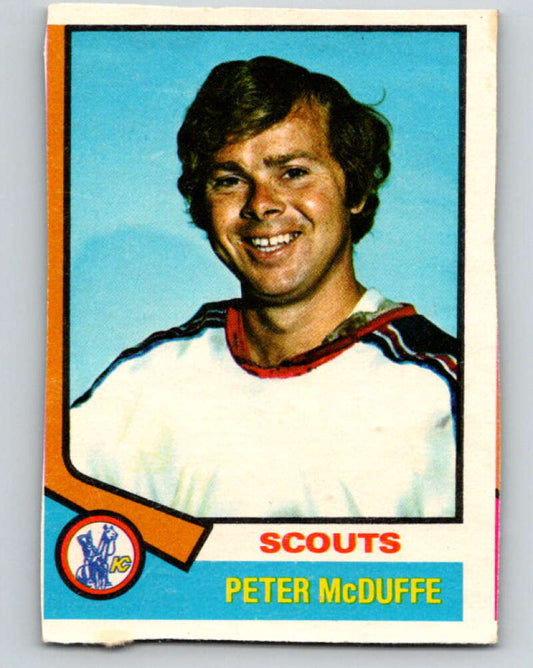 1974-75 O-Pee-Chee #173 Peter McDuffe  Kansas City Scouts  V4628