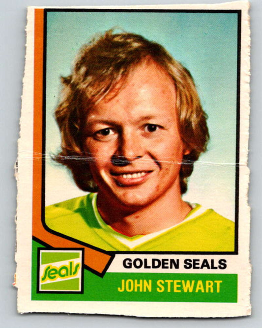 1974-75 O-Pee-Chee #175 John Stewart  RC Rookie California Golden Seals  V4634