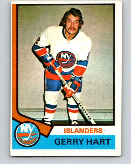 1974-75 O-Pee-Chee #199 Gerry Hart  New York Islanders  V4690