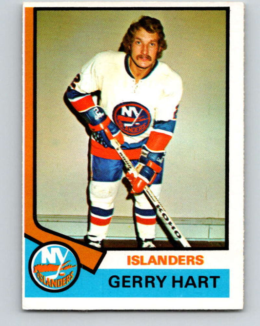 1974-75 O-Pee-Chee #199 Gerry Hart  New York Islanders  V4694
