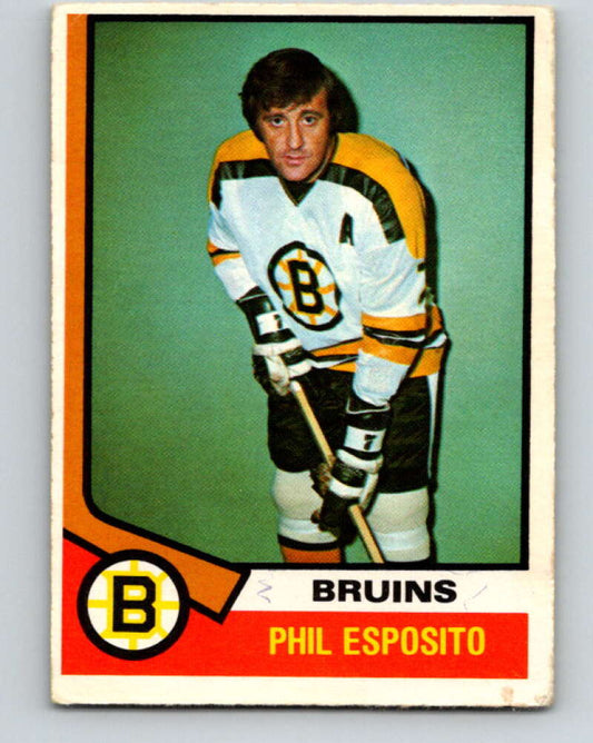 1974-75 O-Pee-Chee #200 Phil Esposito  Boston Bruins  V4697