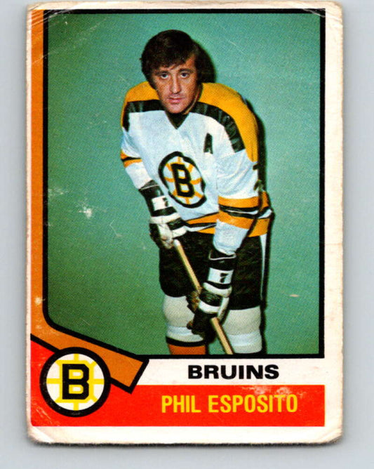 1974-75 O-Pee-Chee #200 Phil Esposito  Boston Bruins  V4700