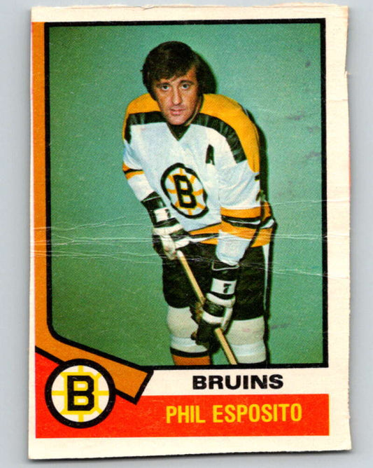 1974-75 O-Pee-Chee #200 Phil Esposito  Boston Bruins  V4701