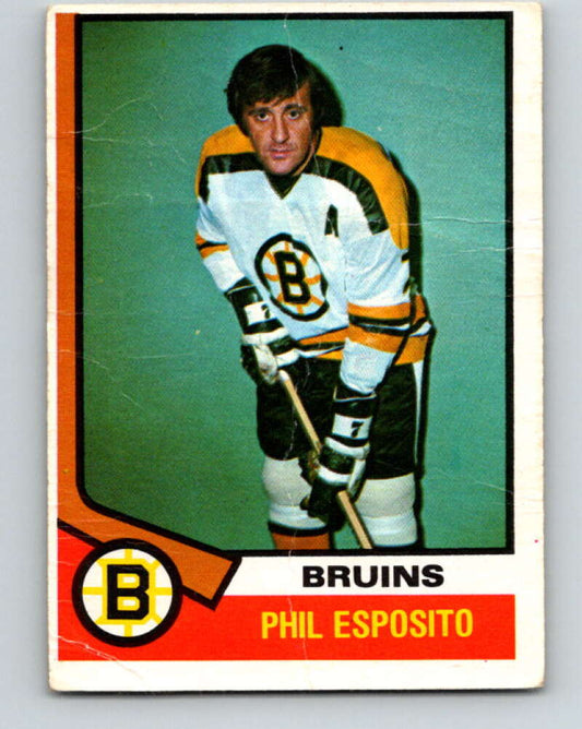 1974-75 O-Pee-Chee #200 Phil Esposito  Boston Bruins  V4702