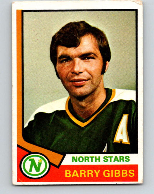 1974-75 O-Pee-Chee #203 Barry Gibbs  Minnesota North Stars  V4706