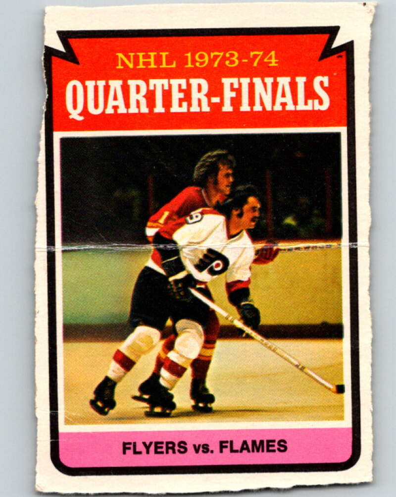 1974-75 O-Pee-Chee #209 Quarterfinals Philadelphia Flyers V4733
