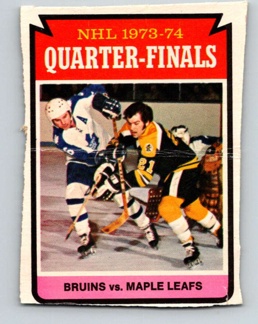1974-75 O-Pee-Chee #211 Quarterfinals  Boston Bruins  V4738