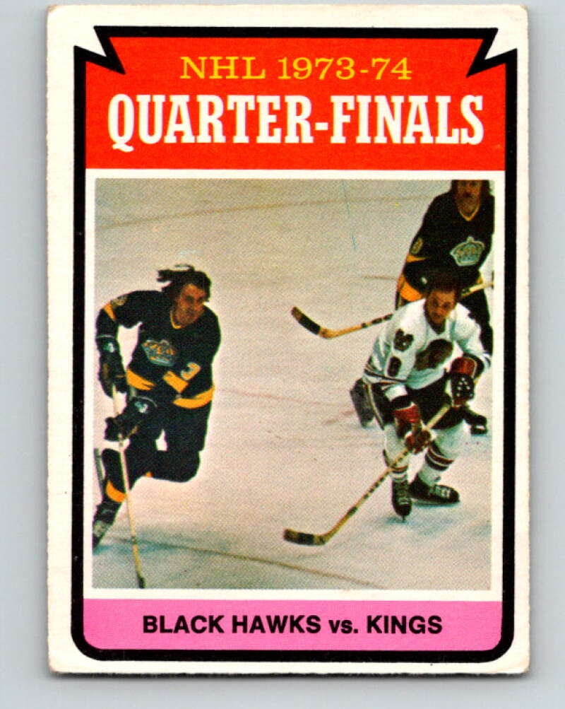 1974-75 O-Pee-Chee #212 Quarterfinals Chicago Blackhawks V4741