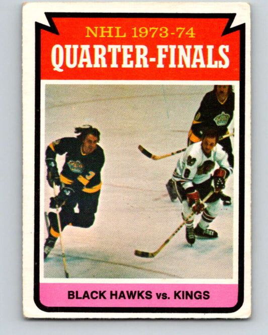 1974-75 O-Pee-Chee #212 Quarterfinals  Chicago Blackhawks  V4741