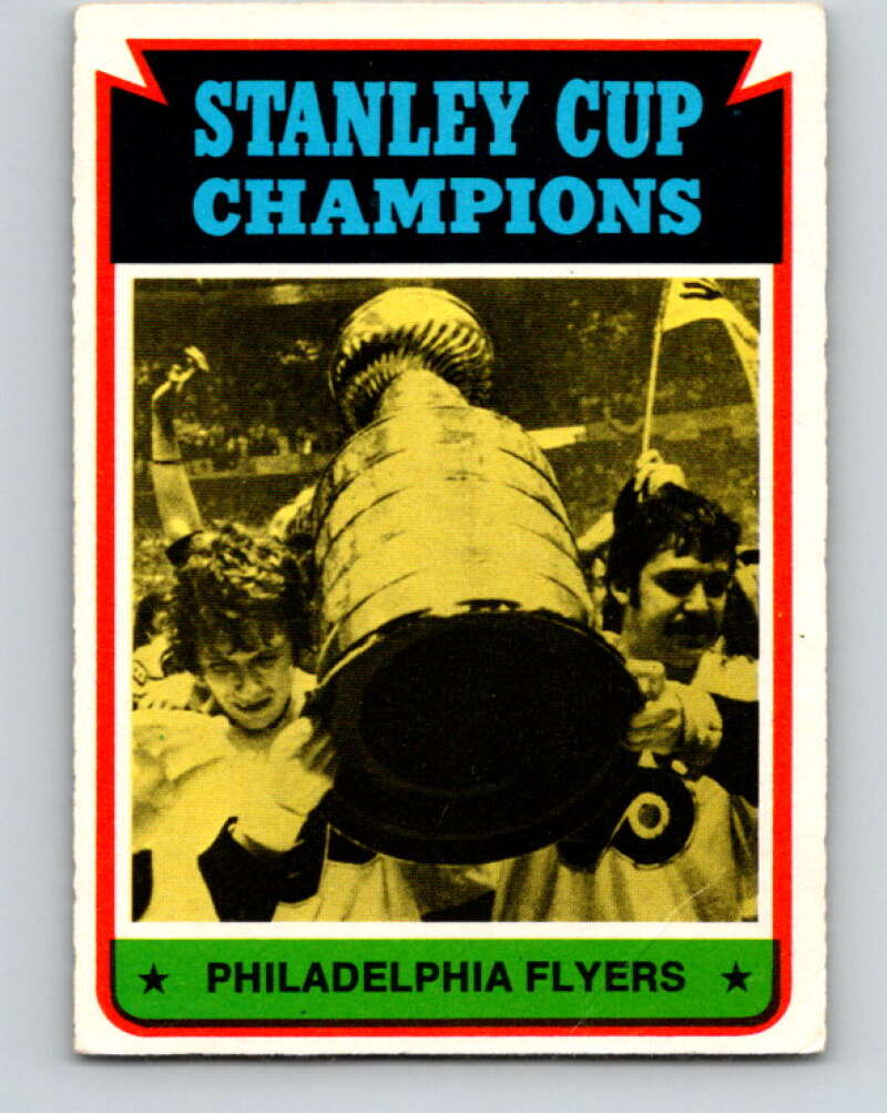 1974-75 O-Pee-Chee #216 Cup Champions Philadelphia Flyers V4752
