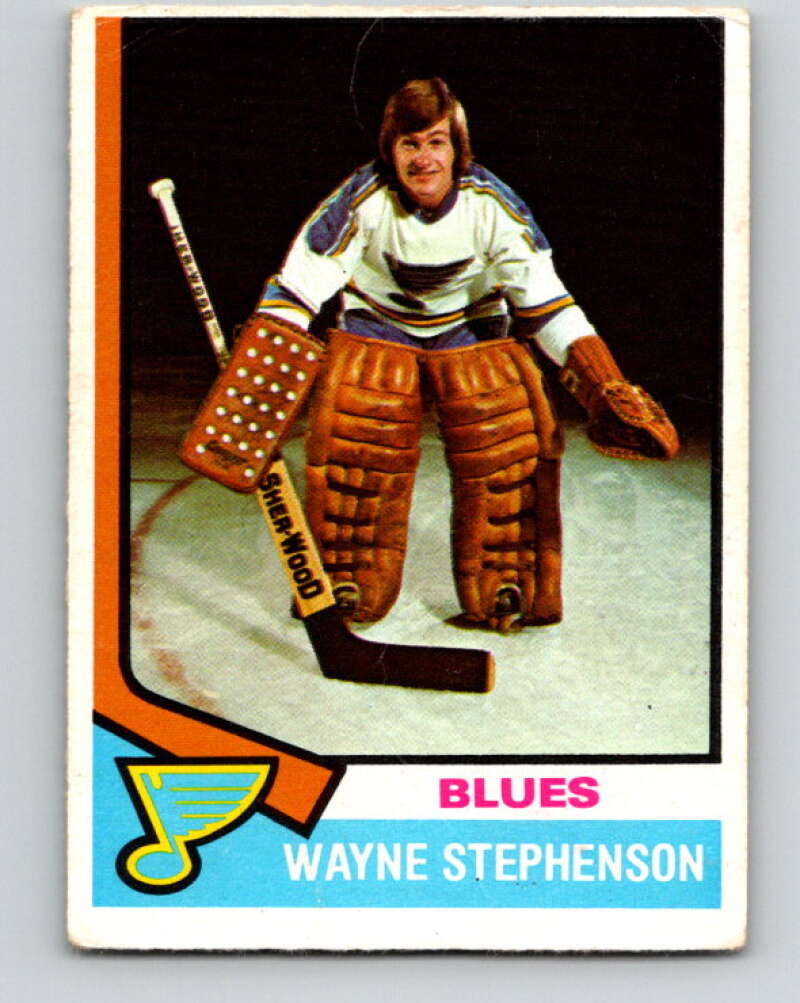 1974-75 O-Pee-Chee #218 Wayne Stephenson St. Louis Blues V4757