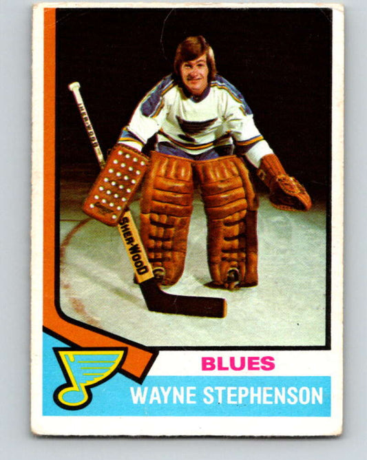 1974-75 O-Pee-Chee #218 Wayne Stephenson  St. Louis Blues  V4757